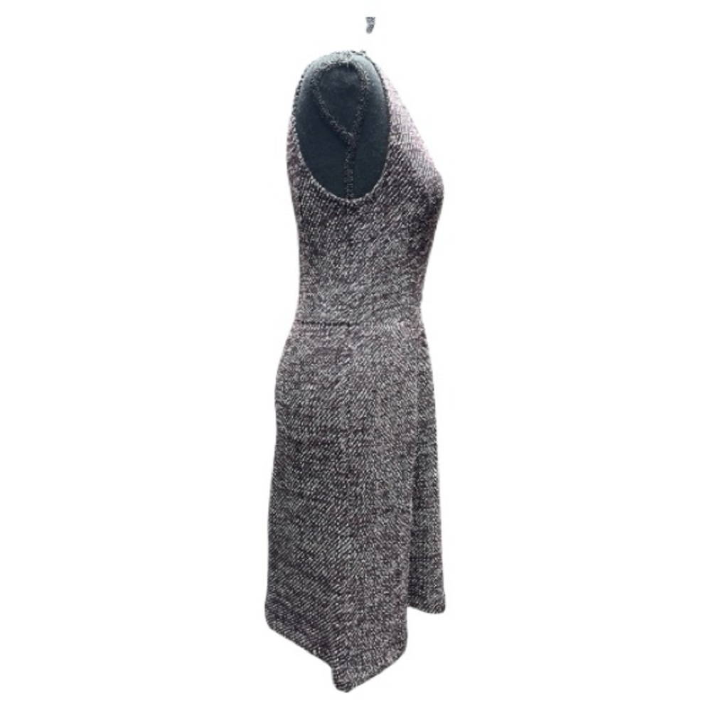 Madewell Sleeveless V-Neck Knit Midi Dress in Heathered Gray-Pink Size Medium - Picture 2 of 9